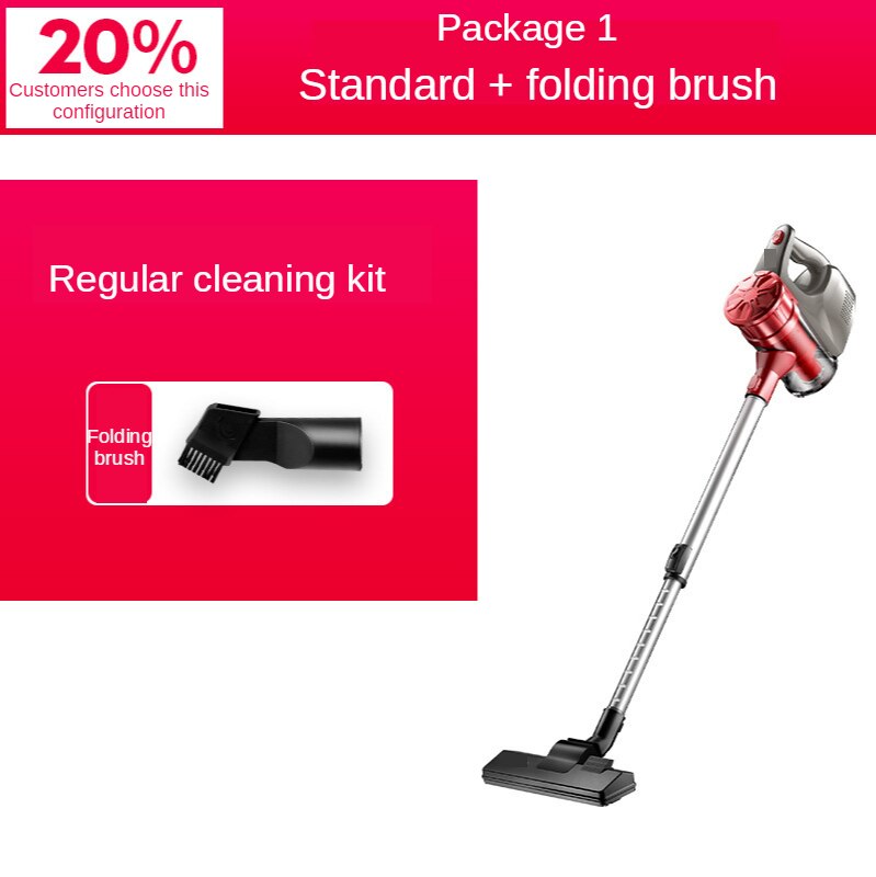 Household Handheld Stick Vacuum Cleaner Vacuum High Suction Push Rod Carpet Strong Mite Removal Small Vacuum Cleaner High Power: Package 1 / AU