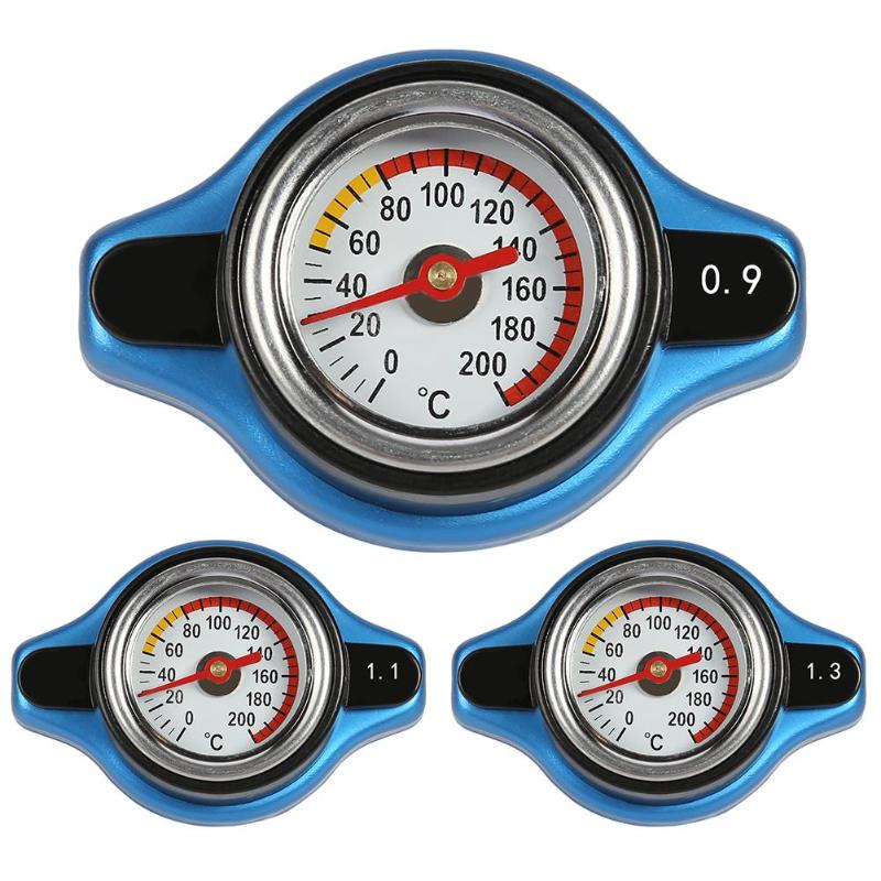 Tapa de radiador para motocicleta y coche, medidor de temperatura del agua con utilidad segura, termo, presión y rendimiento de refrigeración