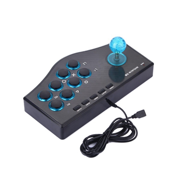 Usb-kabelgebundener gamecontroller, arcade-joystick, usb-stick für  ps3 computer, pc-gamepad, spielkonsole