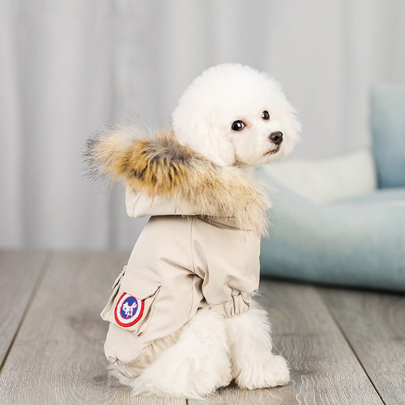 Haustier Kleidung Warme Unten Jacke Winddicht Hund Kleidung Parkas Winter Welpen Mantel Kleidung für Kleine Hunde Chihuahua Weihnachten