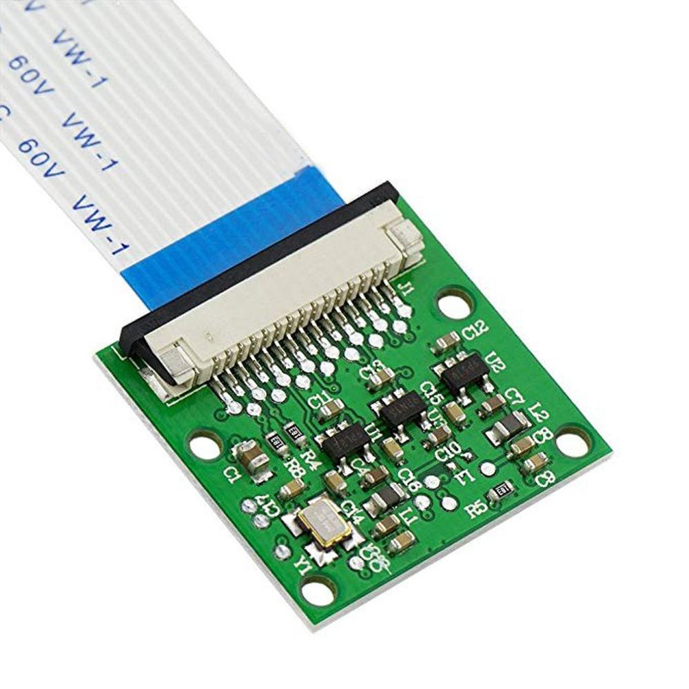 5 Megapixels Groene gemeenschappelijke RaspberryPi Camera Module 1080p OV5647 Sensor met 6 inch 15 Pin Lint Kabel s10