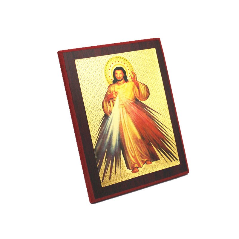 Ortodoxa ikoner katolsk heminredning jungfru maria jesus kristus figur kyrkoredskap helig familj inredning religiös: Mörkgrön