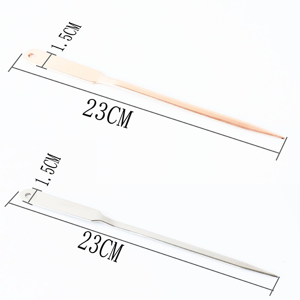 Xrhyy 2- pack brevöppnare kuvertöppnare rostfritt stål hand brev kuvert kniv lätt kuvert skärare