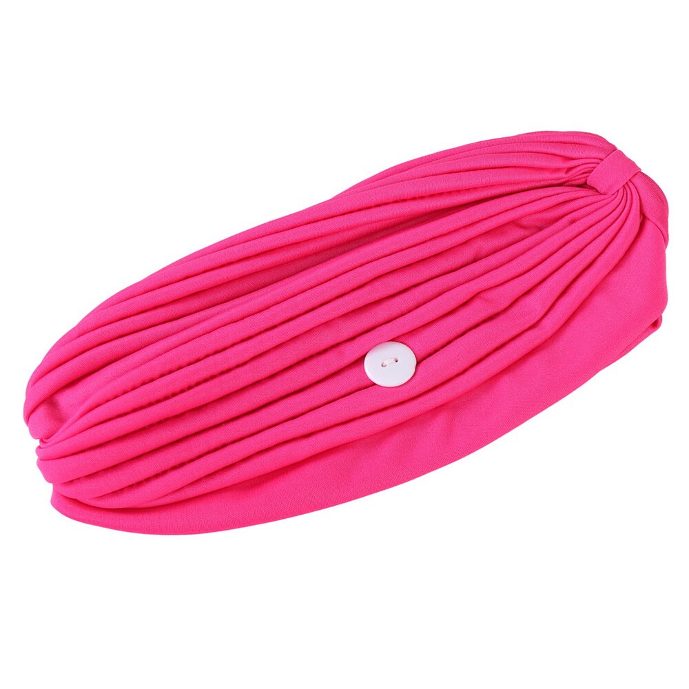 Diadema de verano con botón para mujeres y niñas, diadema elástica para el cabello, accesorios para el cabello, diadema deportiva,: 13