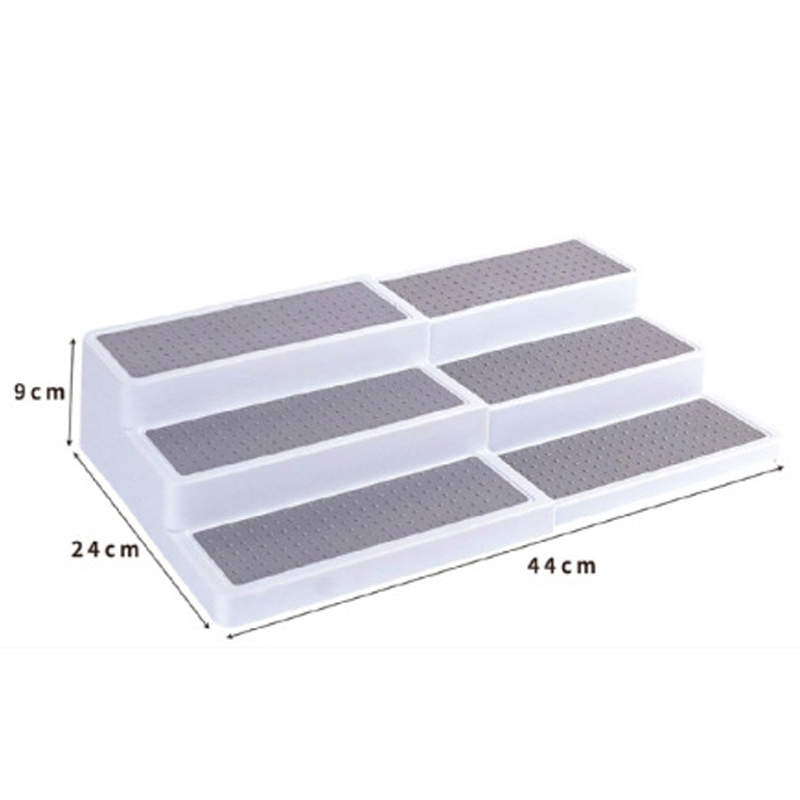 3 Tier Telescopic Riser Ladder Shelf Cabinet Organ... – Grandado