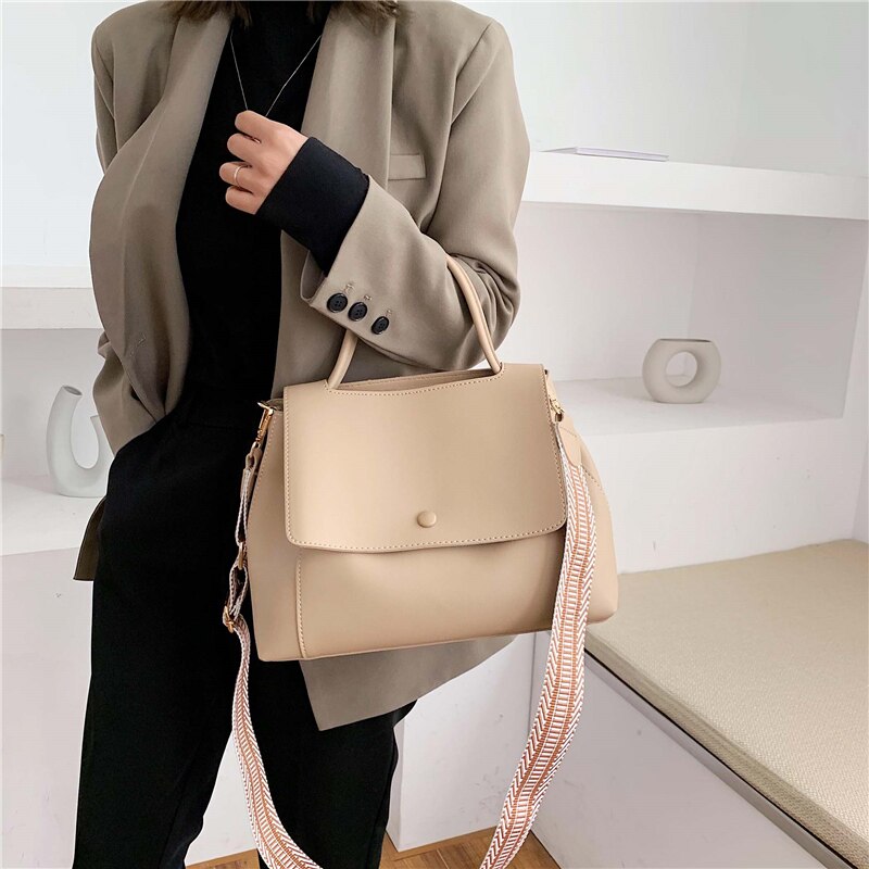 worek a główne torebki damskie torebki moda ins ultra ogień retro szerokie torby na ramię torba torebka w prostym stylu torby Crossbody