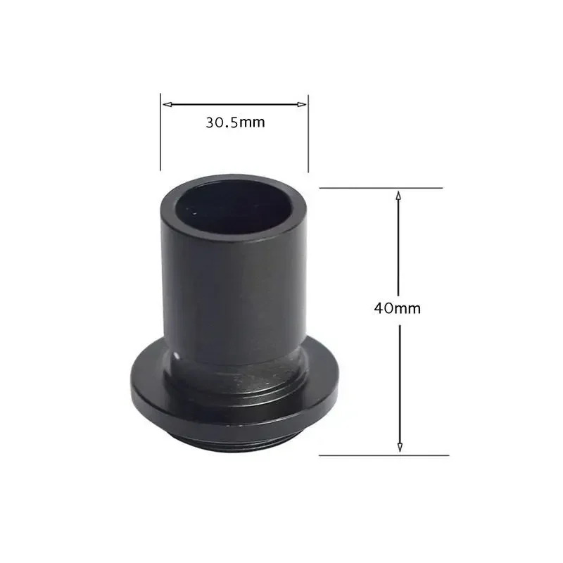 Tubo de microscopio de 30,5mm, adaptador de lente de montaje C, accesorios electrónicos para ocular