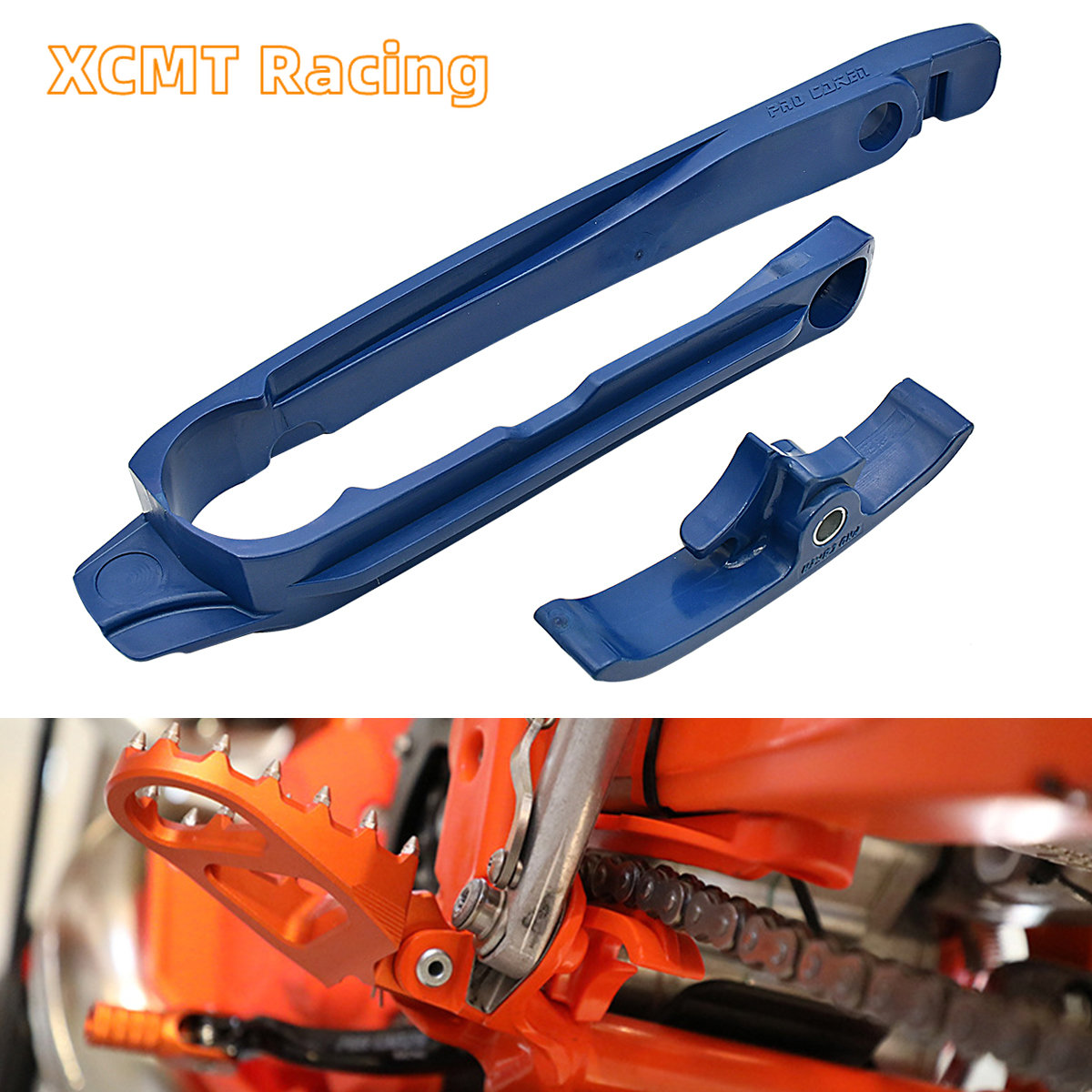 Protector deslizante de cadena para motocicleta, guía de brazo basculante para KTM EXC EXC-F SX SX-F XC XCW XCF-W 125 150 250 300 350 450 500