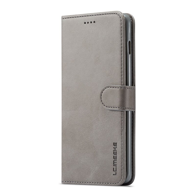 For Samsung Galaxy Note 8 Case Flip Leather Wallet Cover Samsung Galaxy Note 8 Phone Case For Samsung Note 8 Luxury Case: Gray