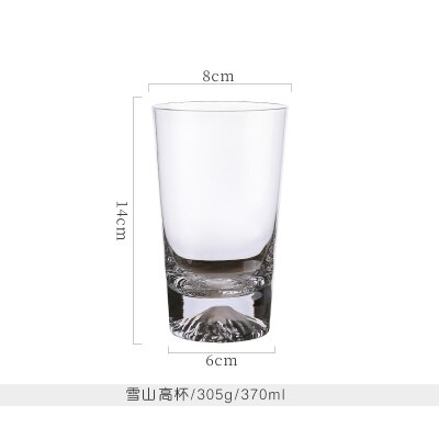 Varmebestandigt glas indgraveret kop hjemme te kop kontor juice kop: B