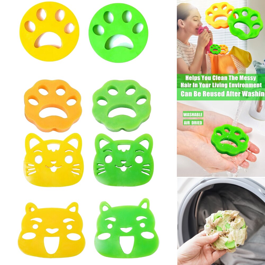 Pet Hair Remover Reusable Cleaning Laundry Catcher Pet Hair Catcher Cat Dog Fur Lint Remover Dryer Washing Machine Accessories