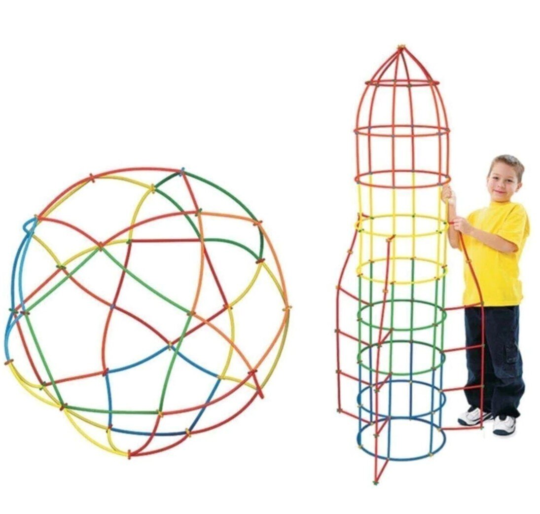 Super Bamboe Sticks - Wizard Sticks Speelgoed Hersenen Ontwikkelaar Educatief 4d Xl 300 Stuk Giant Set