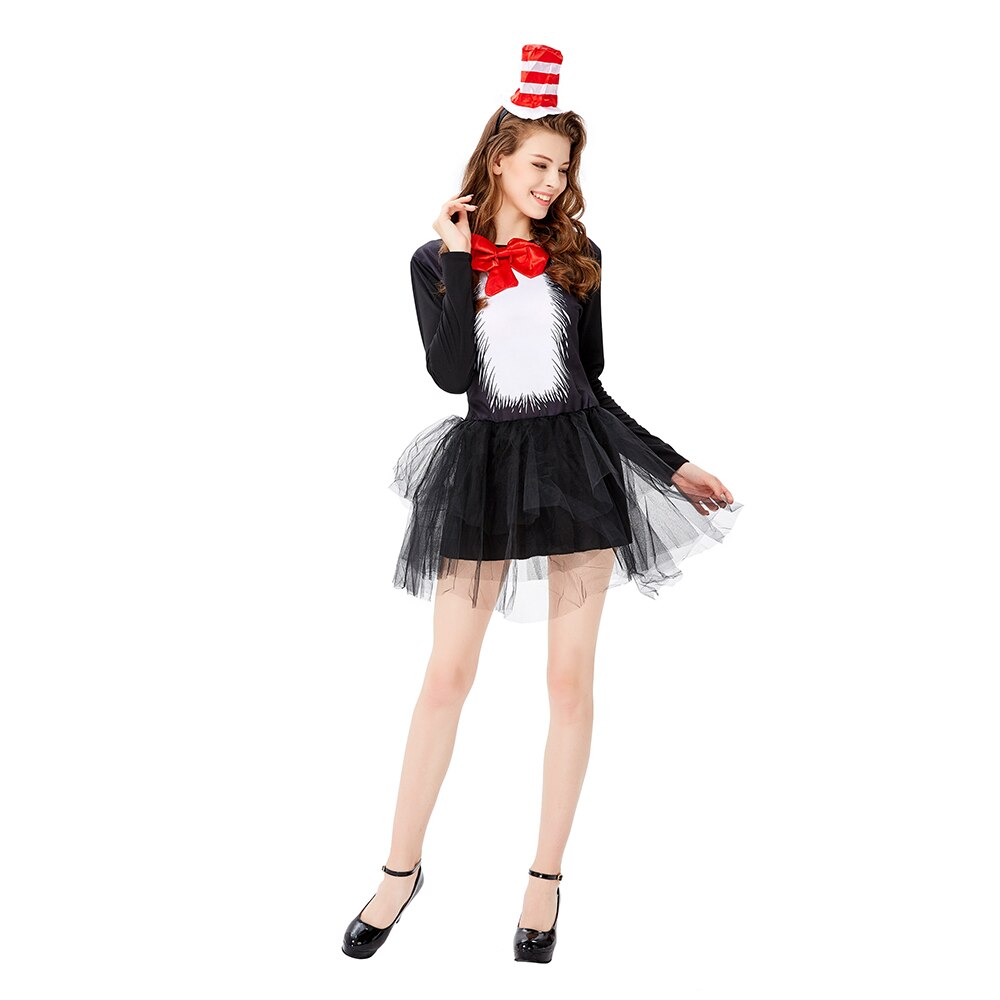 Women Magician Costume Dress Adult Woman Stage Performance Host Fancy Dress Up Uniform