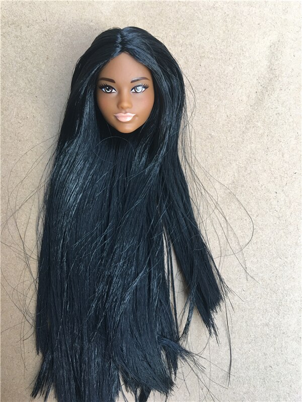 St Zeldzame Lange Haar Pop Hoofd Collectie Geworteld Haar Pop Heads 1/6 Lady Speelgoed Hoofd Diy Speelgoed Onderdelen Mannelijke vrouwelijke Pop Heads: 5