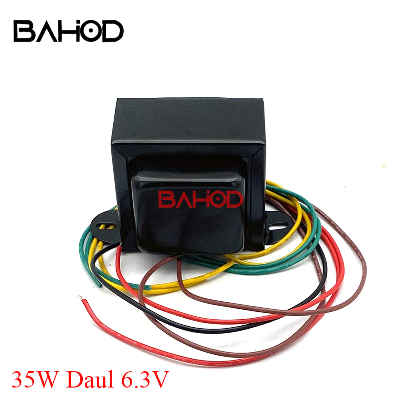 BAHOD 35 W 230 V-0-230 V Dual 6,3 V Leistungstransformator für 6J1 6N3 Vakuumröhrenvorverstärker