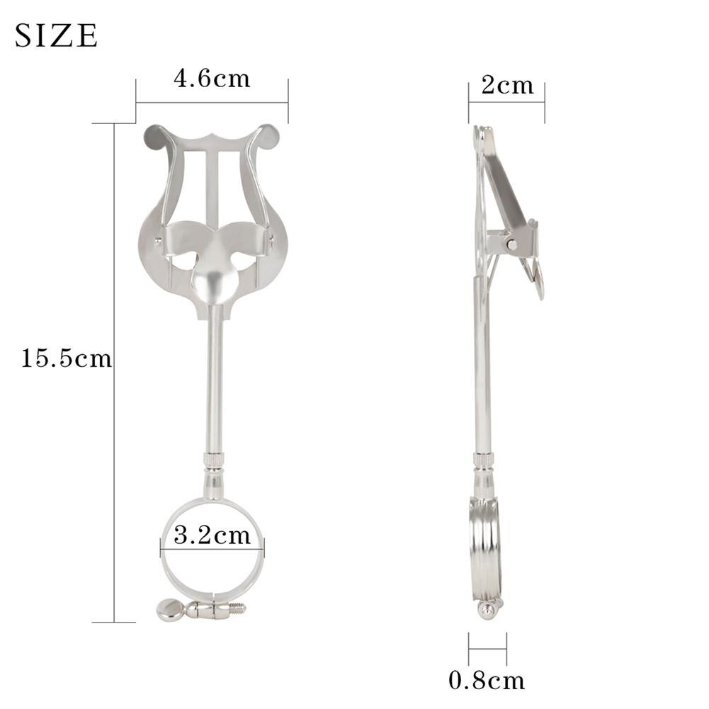 Draagbare Muziek Score Stand Voor Klarinet Reizen Muziek Ijzer Clip-On Houder Mini Lichtgewicht Score Stand Voor De Meeste Mensen