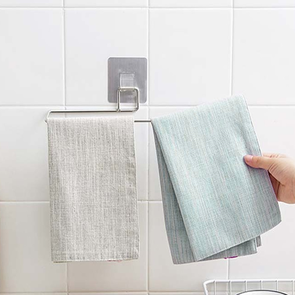 Keuken Badkamer Toiletrolhouder S Uper Opslag Zuignap Wall Mount Verwijderbare Rack Voor Plaatsen Rollen Of Opknoping Handdoeken