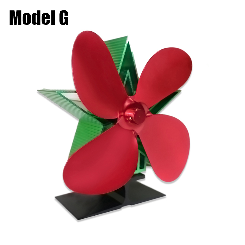 Thermoelectric Power Generation, Thermal Fireplace Fan, High Temperature Resistance And Energy Saving, Model G