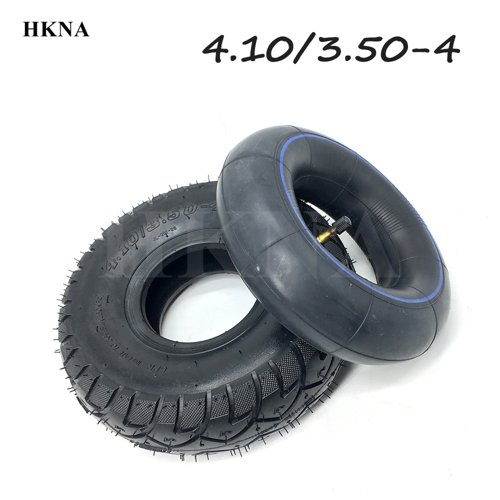 Engrosada 4,10/3,50-4 de tubo interno para 47/49CC de Scooter de motocicleta Mini Quad suciedad Pit Bike ATV Go-Kart grueso neumático partes