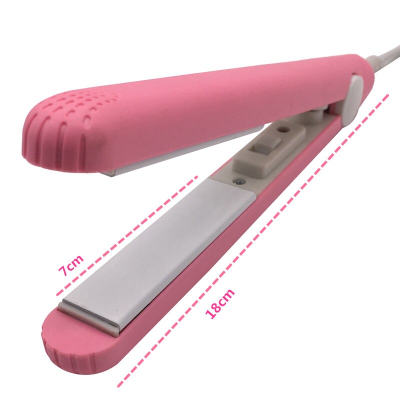 Plancha de pelo rápida de cerámica electrónica, alisador de pelo , mini rizado, seco y húmedo, portátil,: Default Title