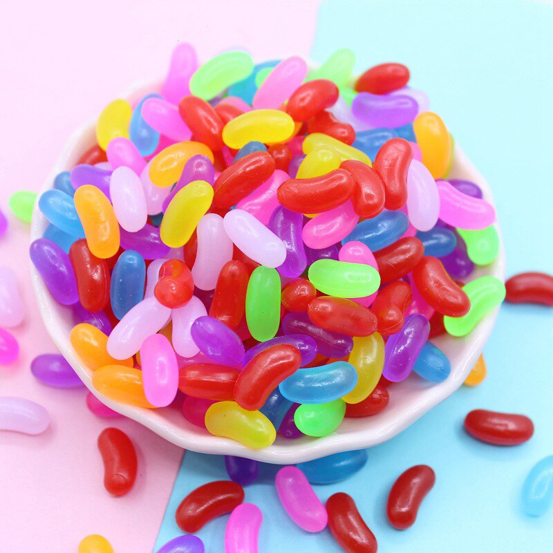 50Pcs Slime Levert Speelgoed Kleurrijke Zachte Candy Charms Accessoires Sprinkles Filler Voor Pluizige Wolk Slime Boetseerklei Voor Kids