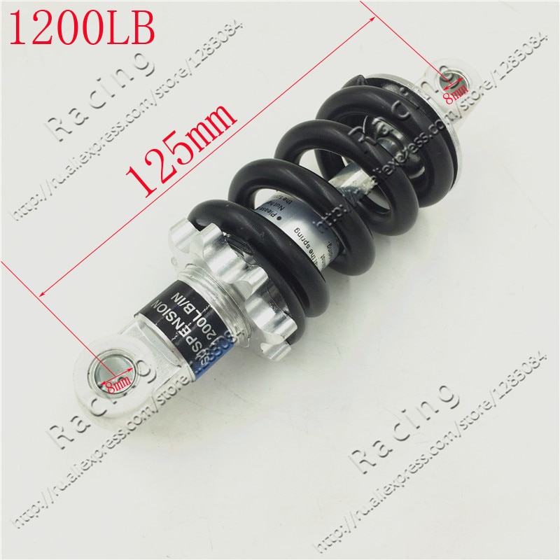 125Mm 150Mm 180Mm 1200LB Rear Suspension Shock Voor Elektrische Scooter Bike 47cc 49CC Mini Moto Dirt Bike atv Quad Pocket Bike