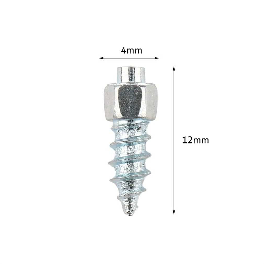 500 st/set 12*4mm bildäck dubbar skruv snöspikar hjuldäck snökedjor dubbar för bil fordon lastbil motorcykel däck vinter