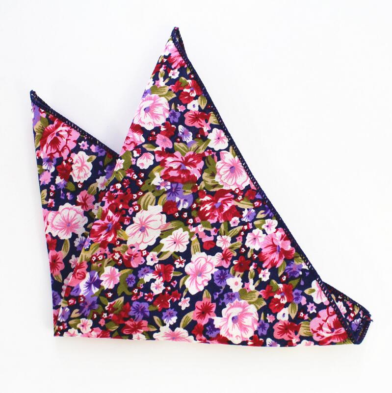 Rbocott heren bedrukte katoenen zakdoeken, bloemen- en paisley-pochetten, vintage zakdoeken, zakelijke handdoek, bruilofts- en feestaccessoire: 38
