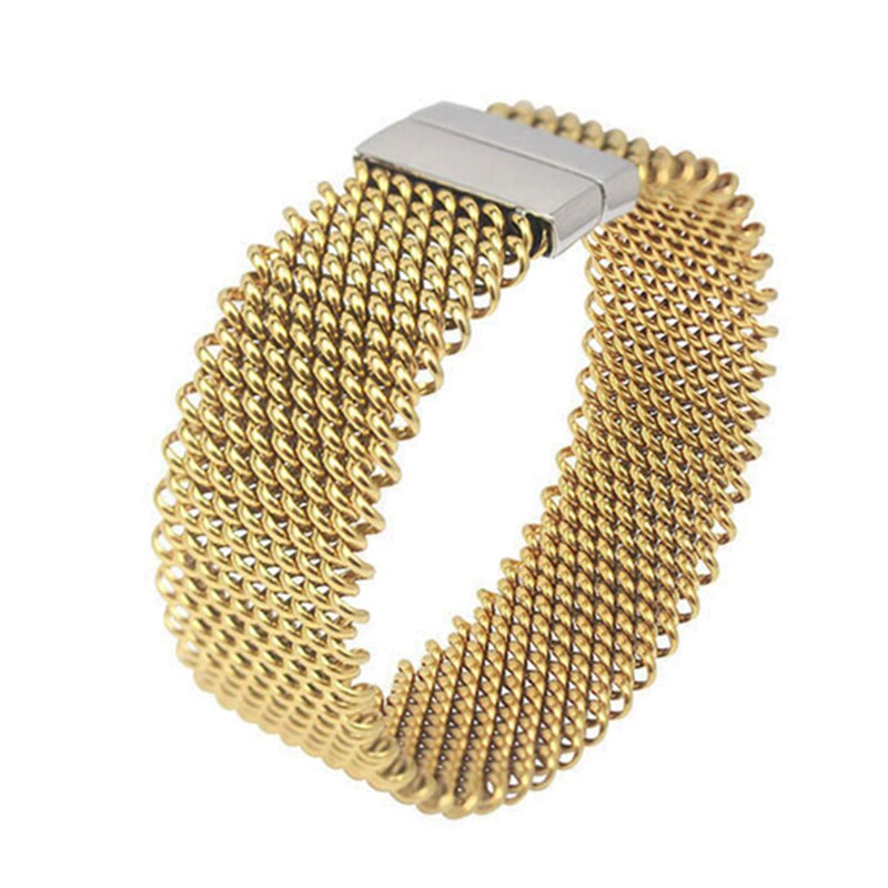 Openable Ketting Armbanden & Bangles Mode-sieraden Goud Kleur Metal Vrouwen Breed Bangle Pulseiras