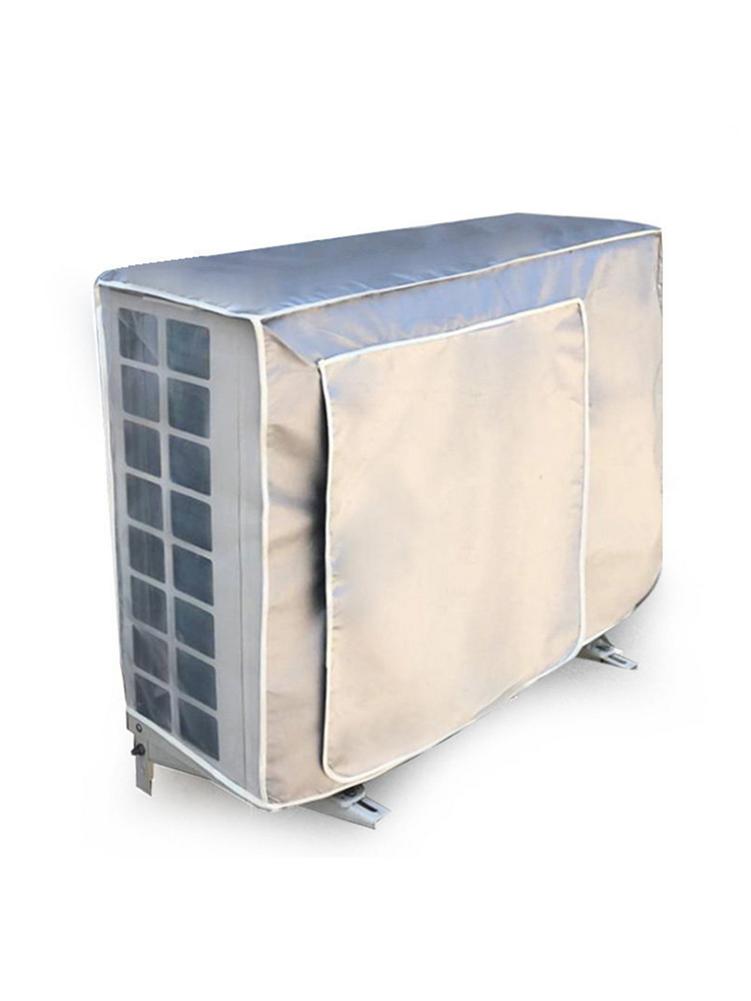 Unidad de aire acondicionado exterior, cubierta de protección solar a prueba de lluvia, tela Oxford recubierta de plata, Unidad Principal