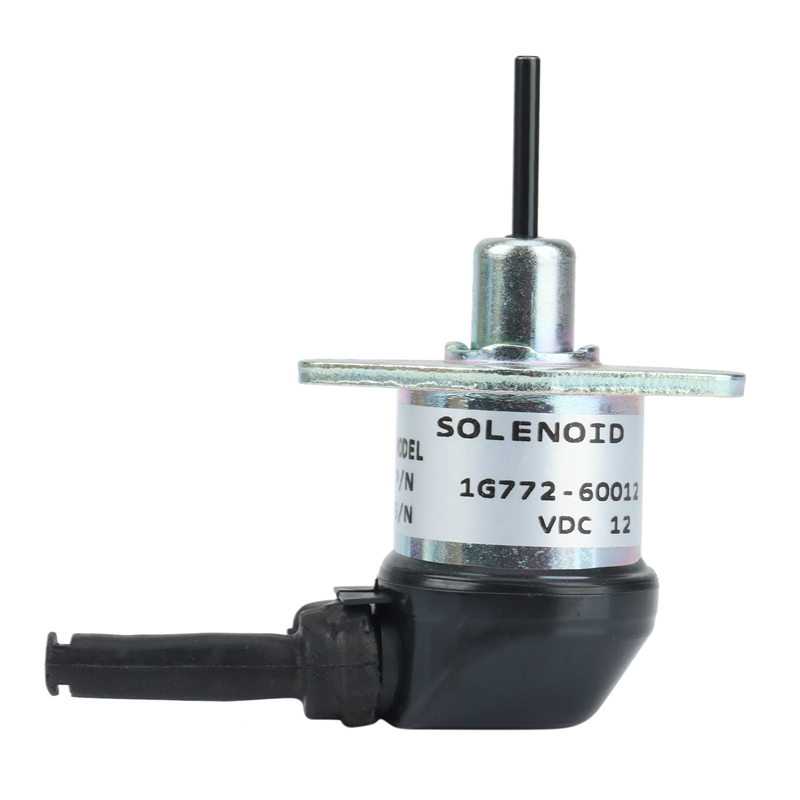 Fuel Stop Solenoid Valve 12V 1G772-60012 For Kubota Tractor Models KX0574