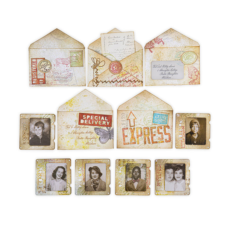 Nuevas etiquetas de carteles envolventes, troqueles de corte de Metal para álbum de recortes DIY, decoración artesanal, plantilla de tarjeta de papel, tarjeta de artesanal
