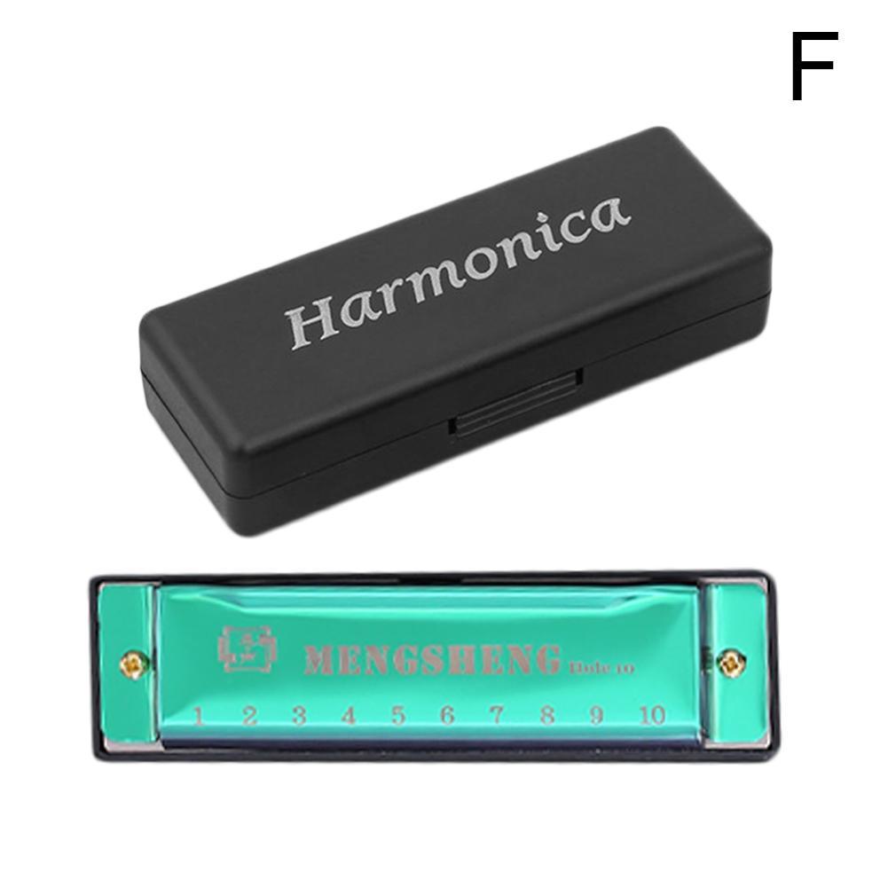 10 Holes For Rock Country Folk Jazz Melodica Swan Diatonic Mouth Organ Blues Instrument Music Woodwind Harmonica Harp W1G0: F
