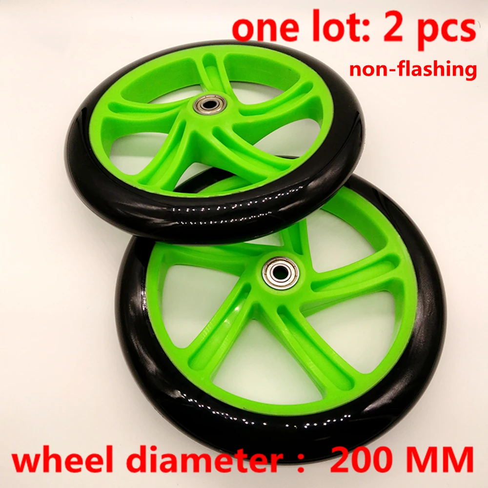 scooter accessories skate wheel scooter wheel 90mm 110mm 120mm 125mm 85a 2wheels/lot: Dark Grey