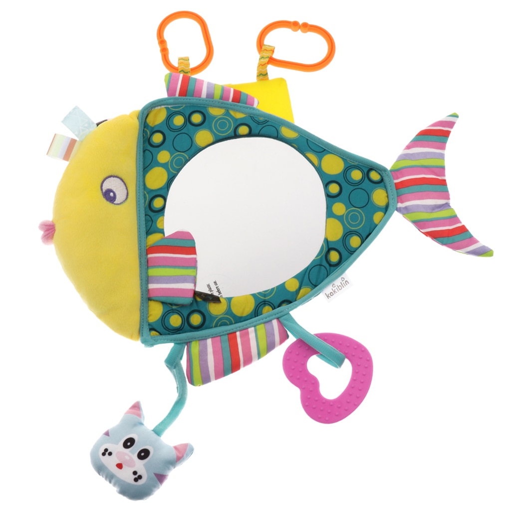 Zachte Vis Frame Baby Auto Spiegel, Rear Facing Spiegels, Achterbank Baby Spiegel, Achteruitrijcamera Auto Spiegel, onbreekbaar