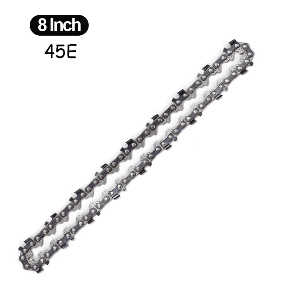 4/6/8 Inch Stalen Kettingzaagkettingen Vervangen Elektrische Kettingzaag Accessoires Elektrische Zaagblad Houtzagen Mini Elektrisch Gereedschap: Kastanjebruin