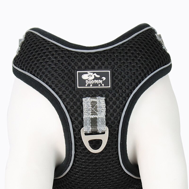 Large Dog Harness Vest big Dog Harnesses Breathable Mesh pet Walking lead Reflective dog chest strap for Labrador Husky Dogs