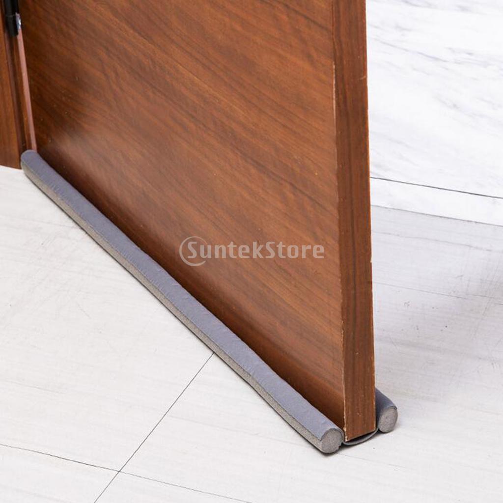 Flexibele deurafdichtingsstrip tochtstrip geluidsreductie stofkap grijs