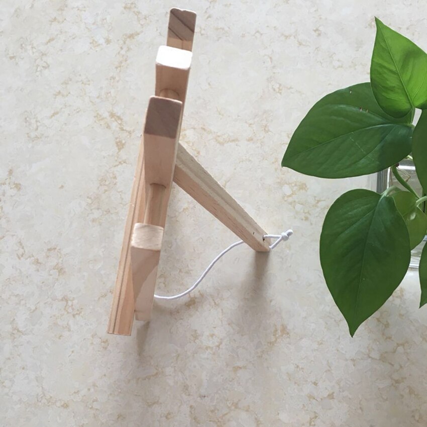30*19*22cm Mini Wooden Sketch Easels Drawing Display Desktop Trapezoidal Easel Painting Stand Wedding Party Card Diary Holder