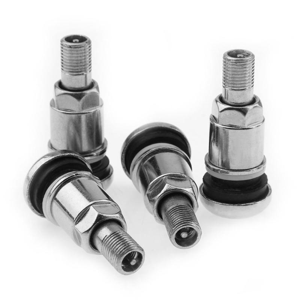 4 PCs edelstahl auto ventil, luft ventil, hex rad ventil, ventil pole, rad ventil nipel