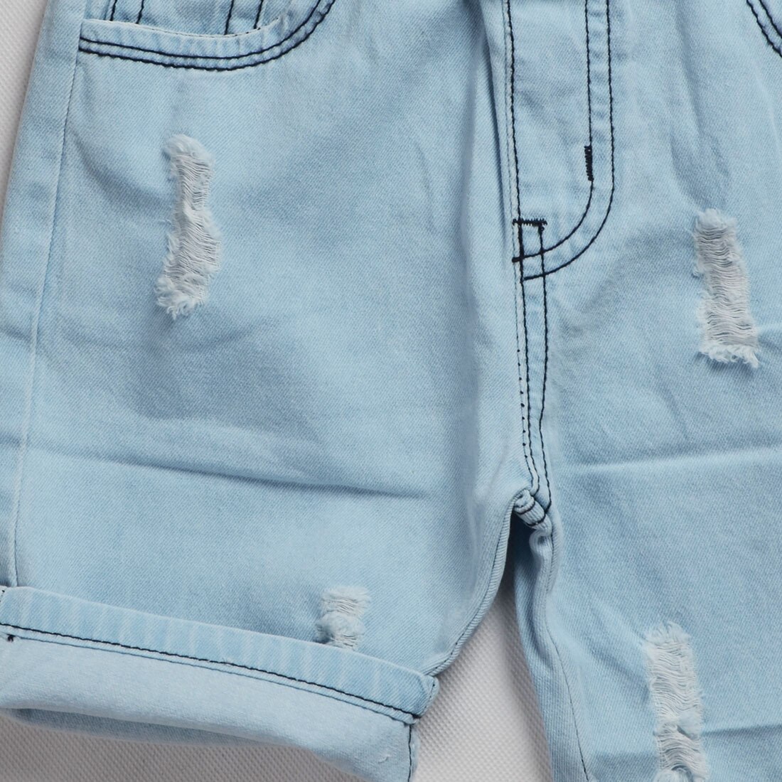 Bebé Shorts verano niño Jean para el bebé pantalones cortos pantalones vaqueros de los pantalones de los niños 6553 2-10Y