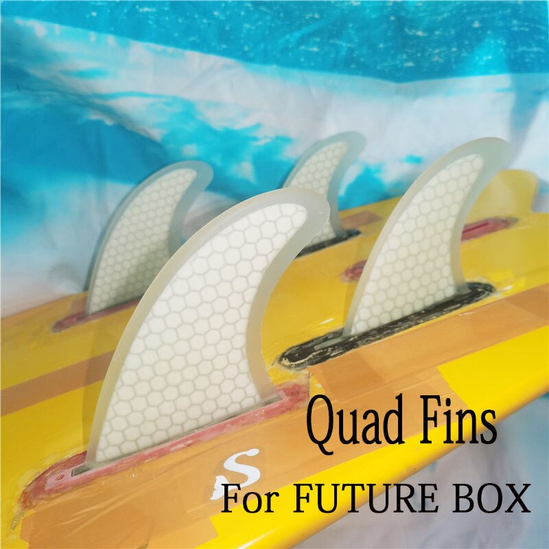 Future-Juego de aletas para tabla de Surf, accesorios para tabla de surf, con núcleo de rendimiento de fibra de vidrio, F4