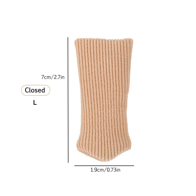1Pcs Foot Care Toe Finger Protector Toe Bunion Protector Corn Clavus Protector Athlete's Foot Care Toe Cap: Close L