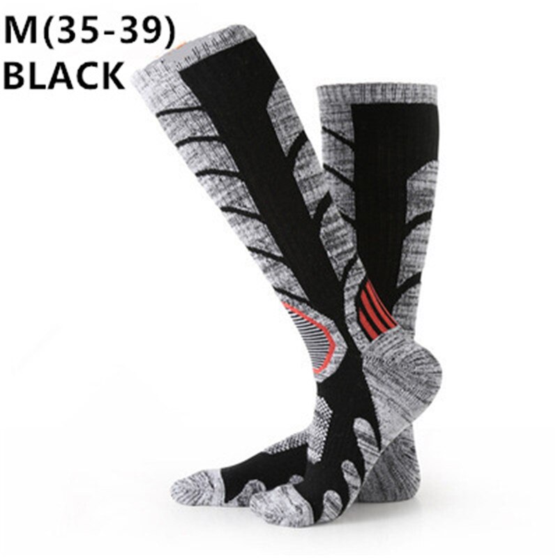 1 Paar Skiën Sokken Winter Warmthermal Buitensporten Dikke Fietsen Snowboard Klimmen Camping Zachte Sokken Mannen Vrouwen: 1
