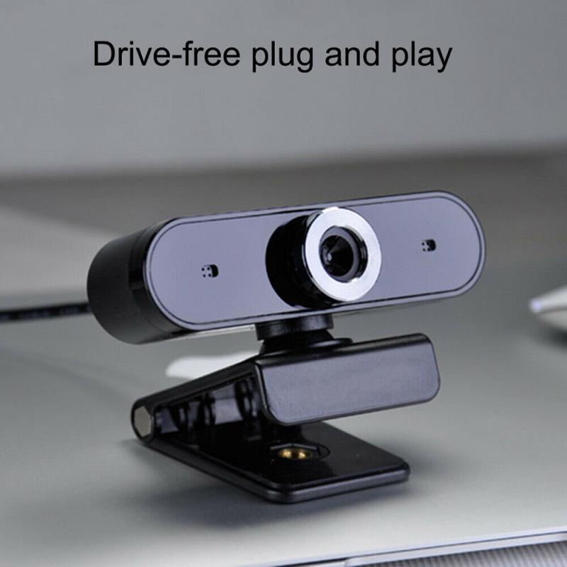 Usb2.0 hd unidade gratuita 30 fps webcam câmera 360 graus de rotação digital web cam com microfone para transmissão ao vivo vídeo conferência trabalho