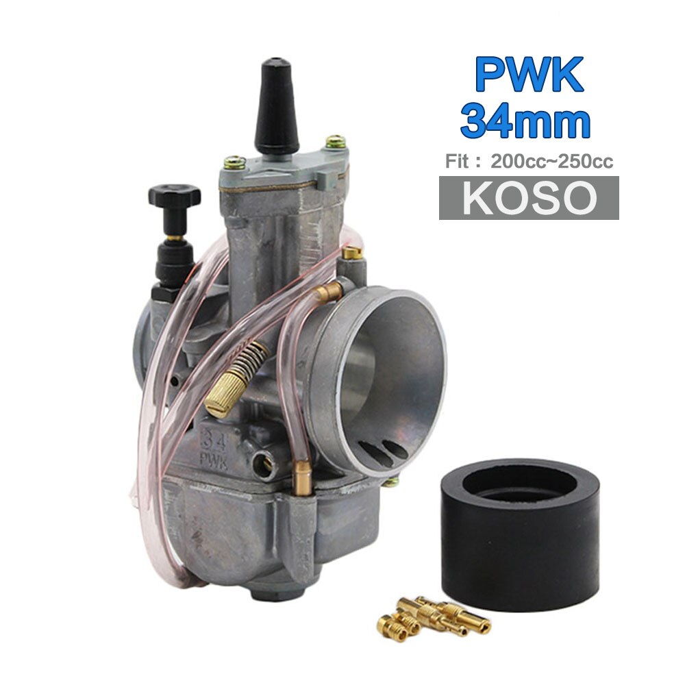 ZSDTRP Motorcycle 4 stroke KOSO ZSDTRP KEIHIN OKO 24 26 28 30 32 34 mm Carburetor With Power Jet Fit Race Scooter ATV UTV: 34mm kos