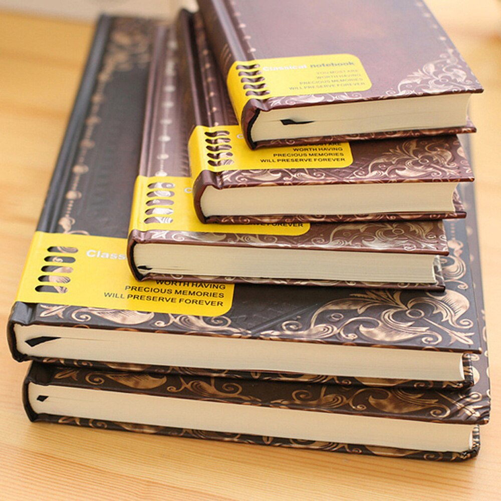 Classic Vintage Retro Personal Notebook Diary Hardcover Journal Book