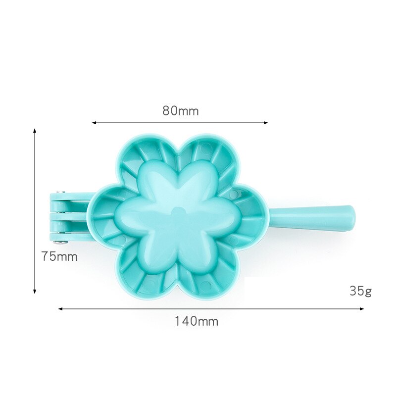 Portable Kitchen Dumplings Mold Heart Butterfly Flower Model Maker Tool DIY Dough Press Dumpling Pie Ravioli Baking Accessory: H08