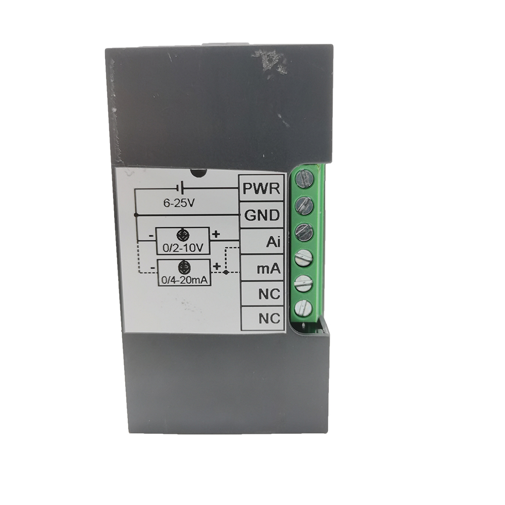 Digitale Display Meter 0-10V 0-20mA 2-10V 4-20mA Analoge Signaal Ingang 8-25V indicator Proces Panel Meter Relais Out RS485 Poort: Black