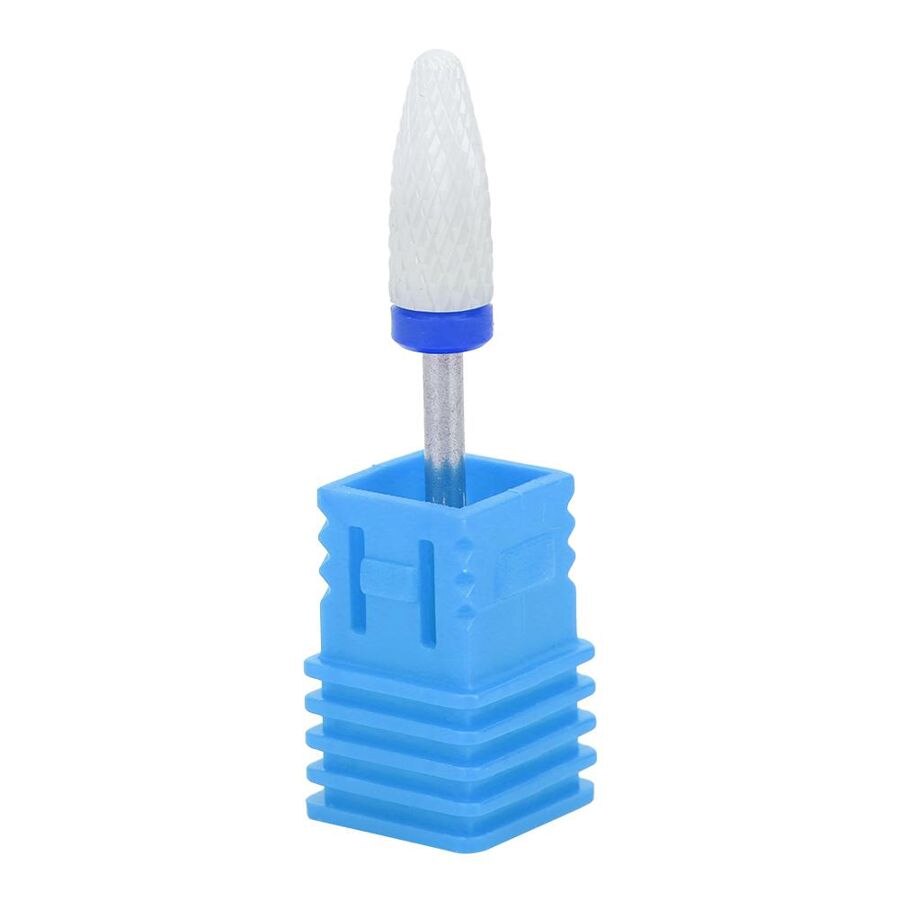 Fresadora para máquina de manicura, juego de brocas de uñas, cortadores de molino de cerámica, accesorios de uñas pedicura, herramientas para manicura, boquillas: L